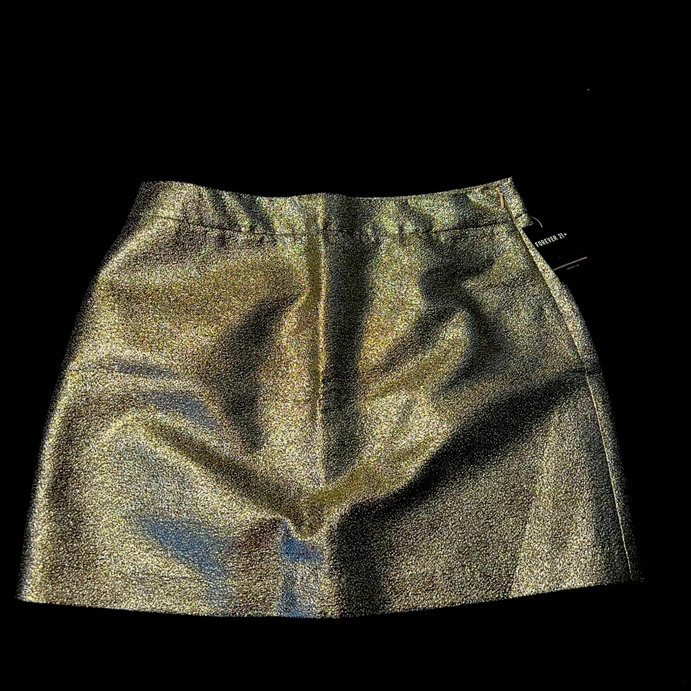 Forever 21 plus size metallic skirt